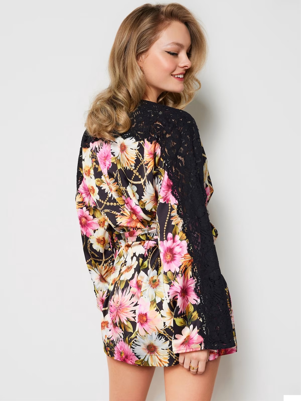 Eco Rose Floral Robe - MultipleColors