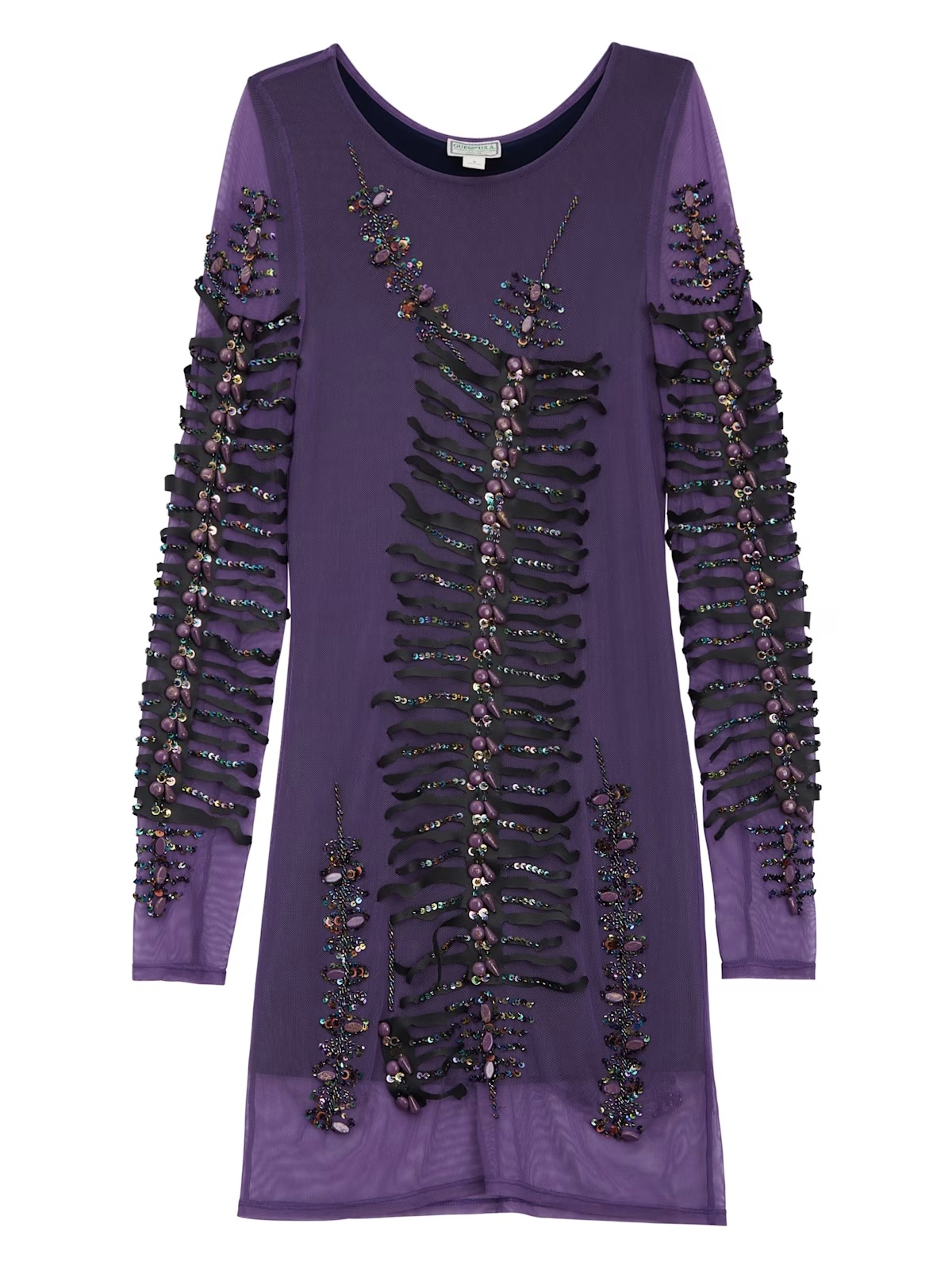 Mesh Dress - Purple