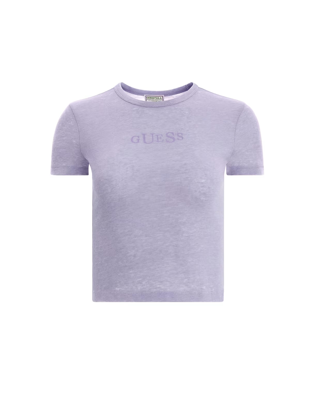 classic logo baby tee - Purple
