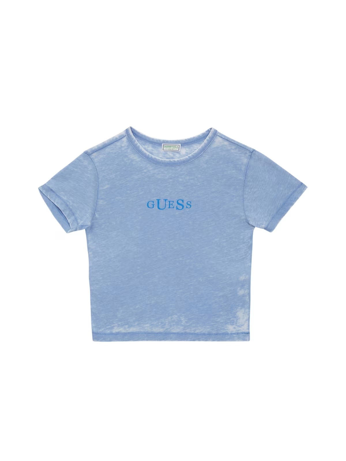 classic logo baby tee - Blue