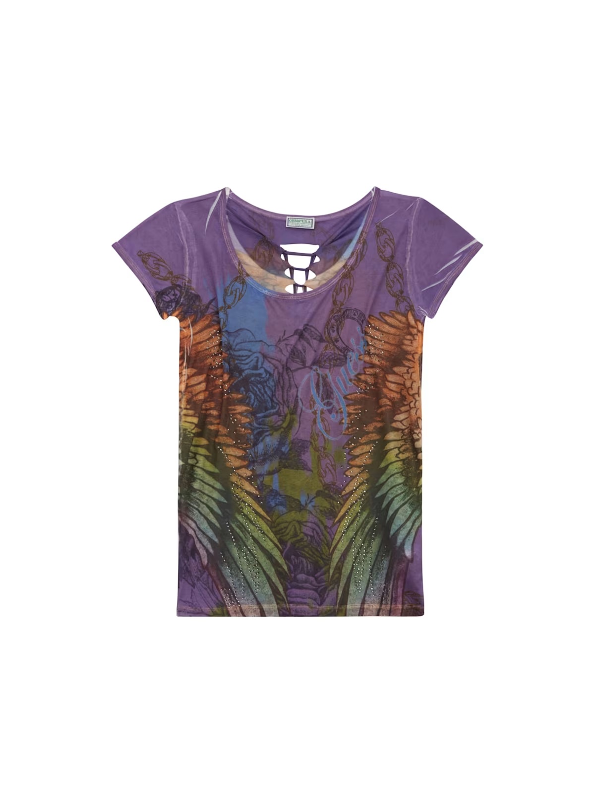 Graphic Wing Tee - Purple