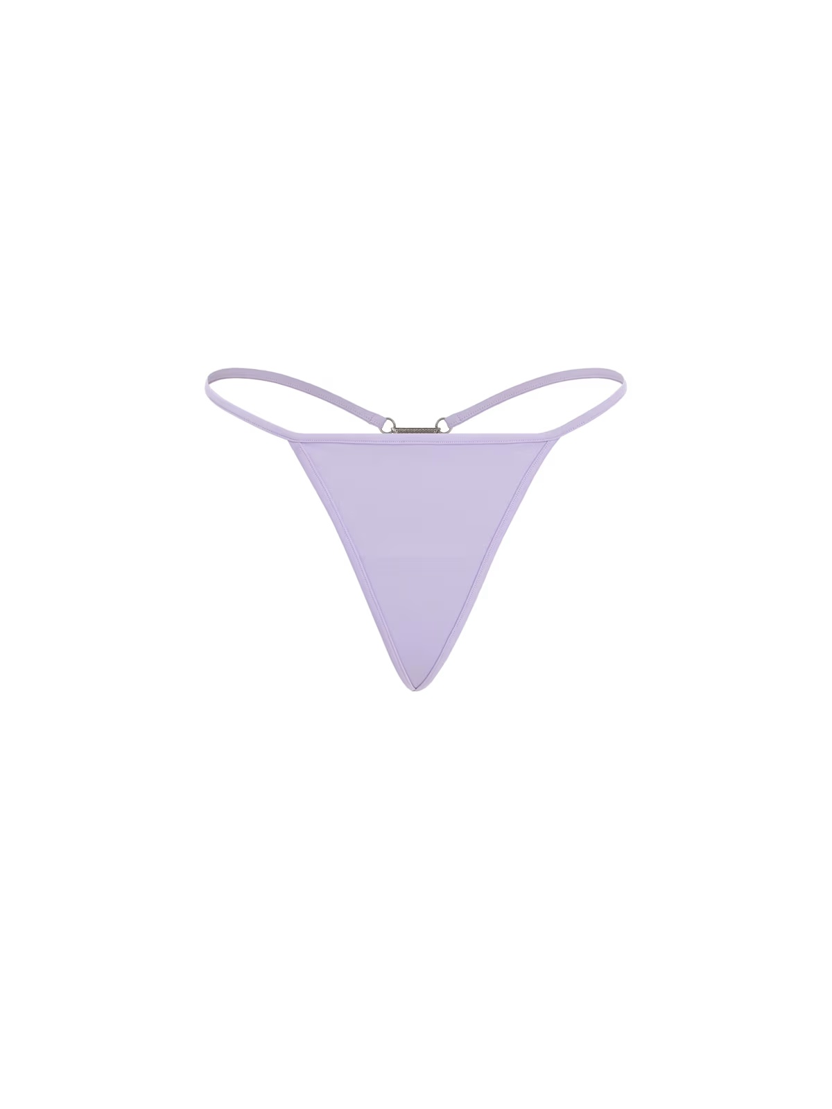 Metal Triangle Thong - Purple