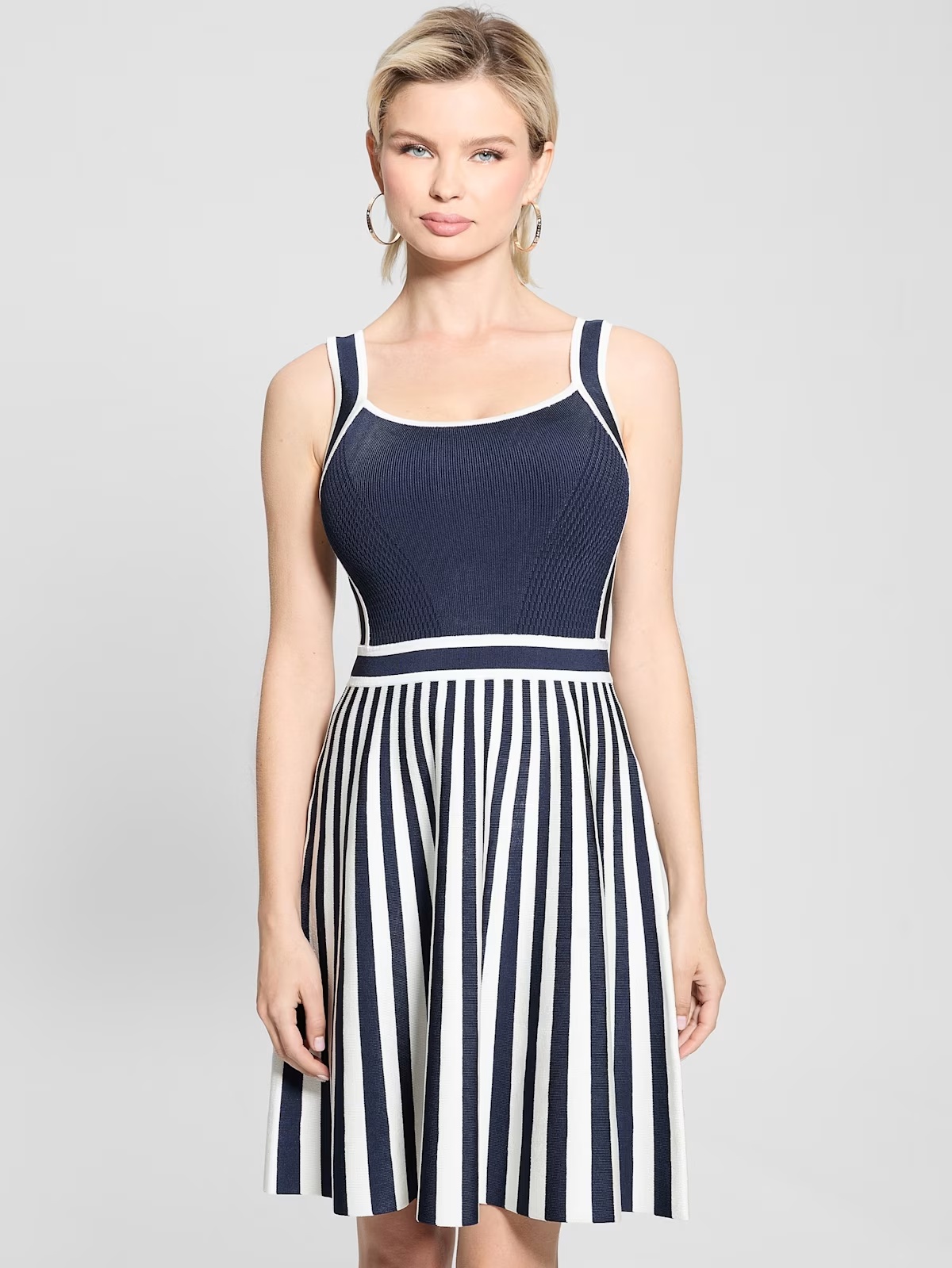 Mirage Nautical Sweater Dress - Blue