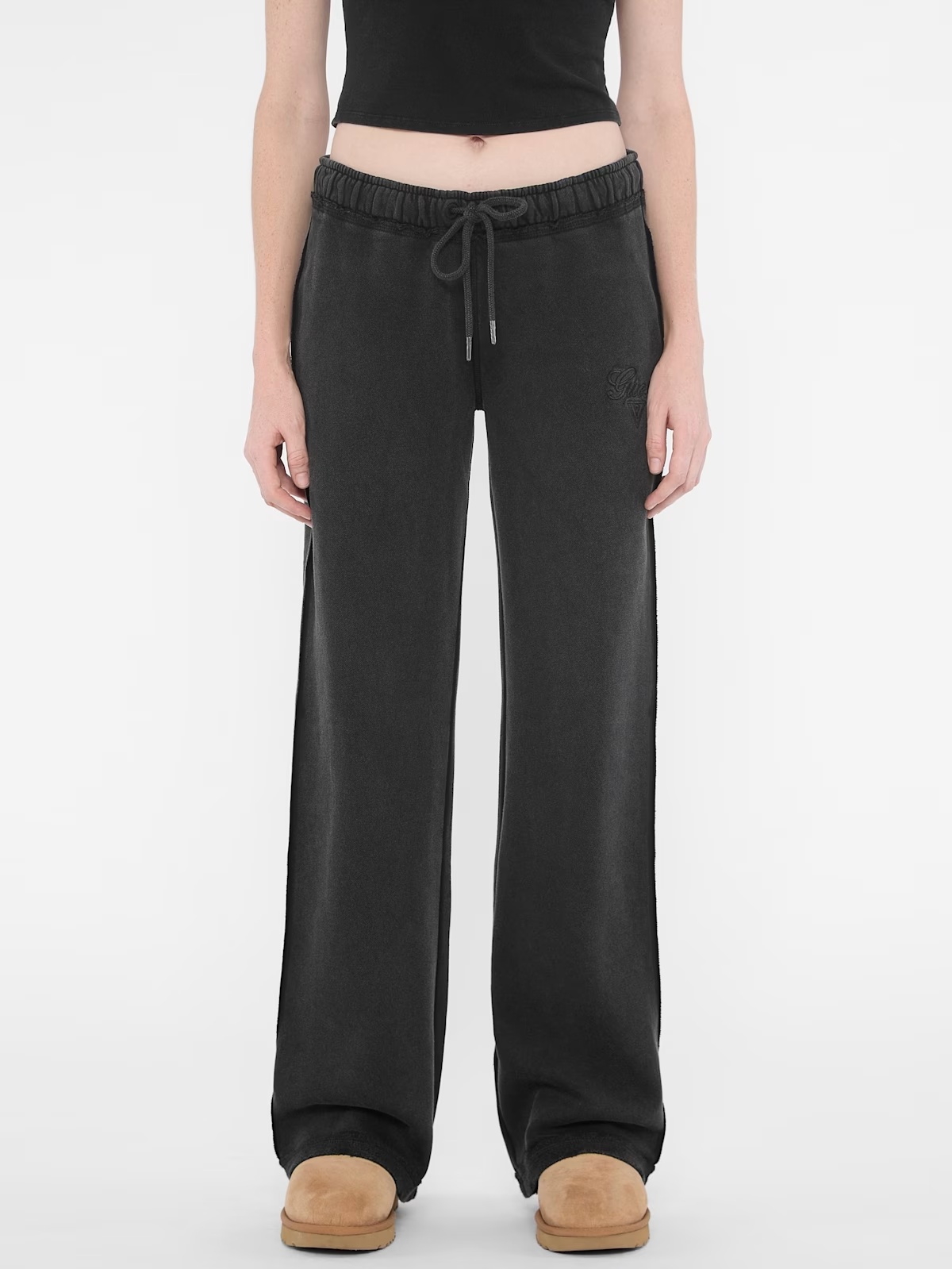 GUESS Originals Distressed Sweatpants - Black