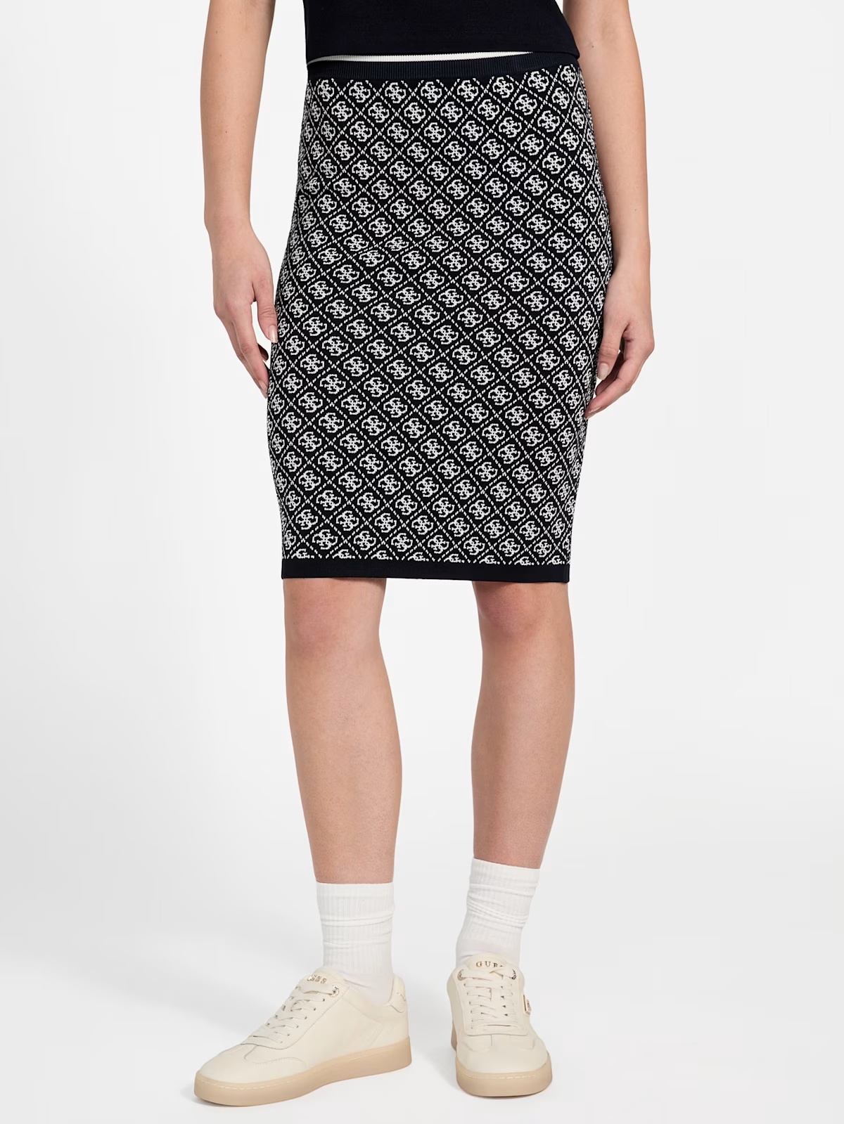Lise Quattro G Sweater Skirt - Black