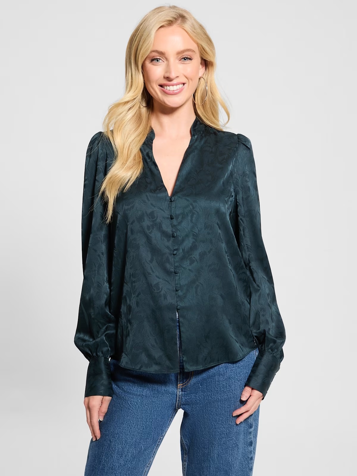 Eco Rita Jacquard Shirt - Brown