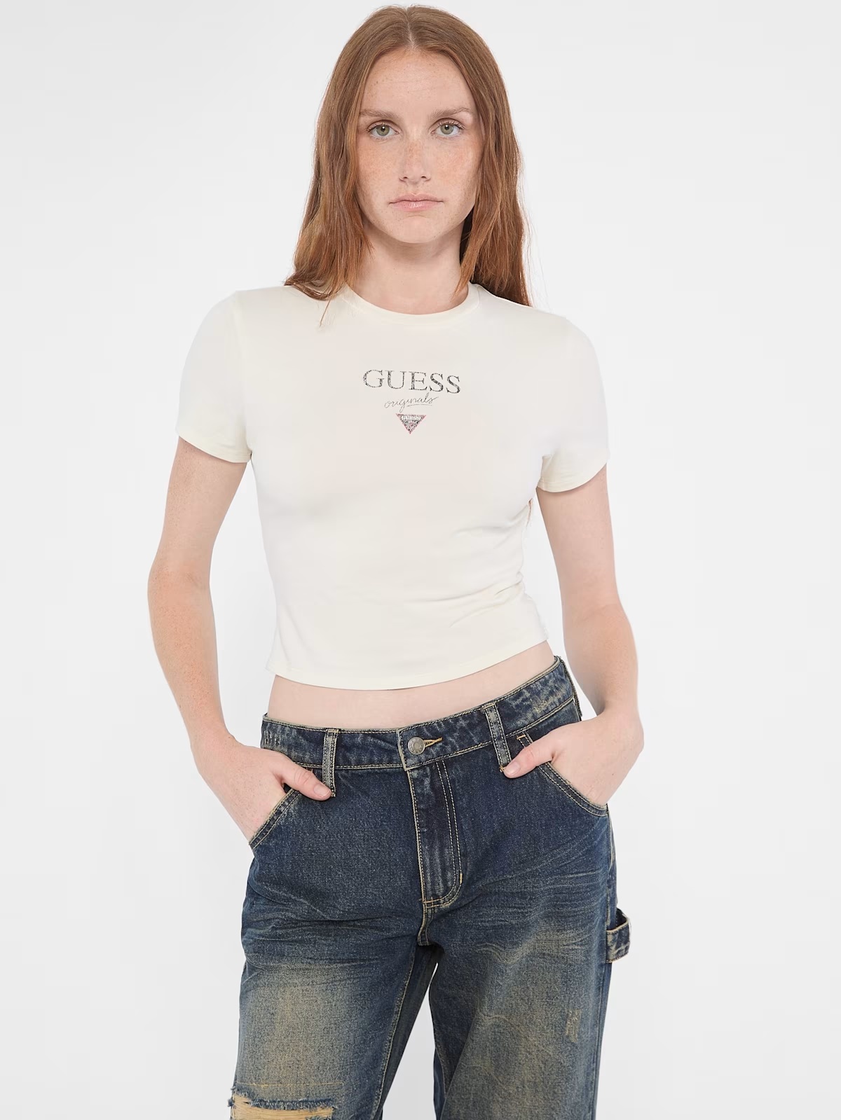 GUESS Originals Baker Baby Tee - Off-white