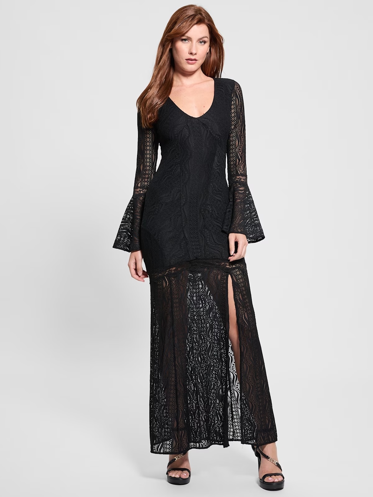 Phoenix Lace Dress - Black