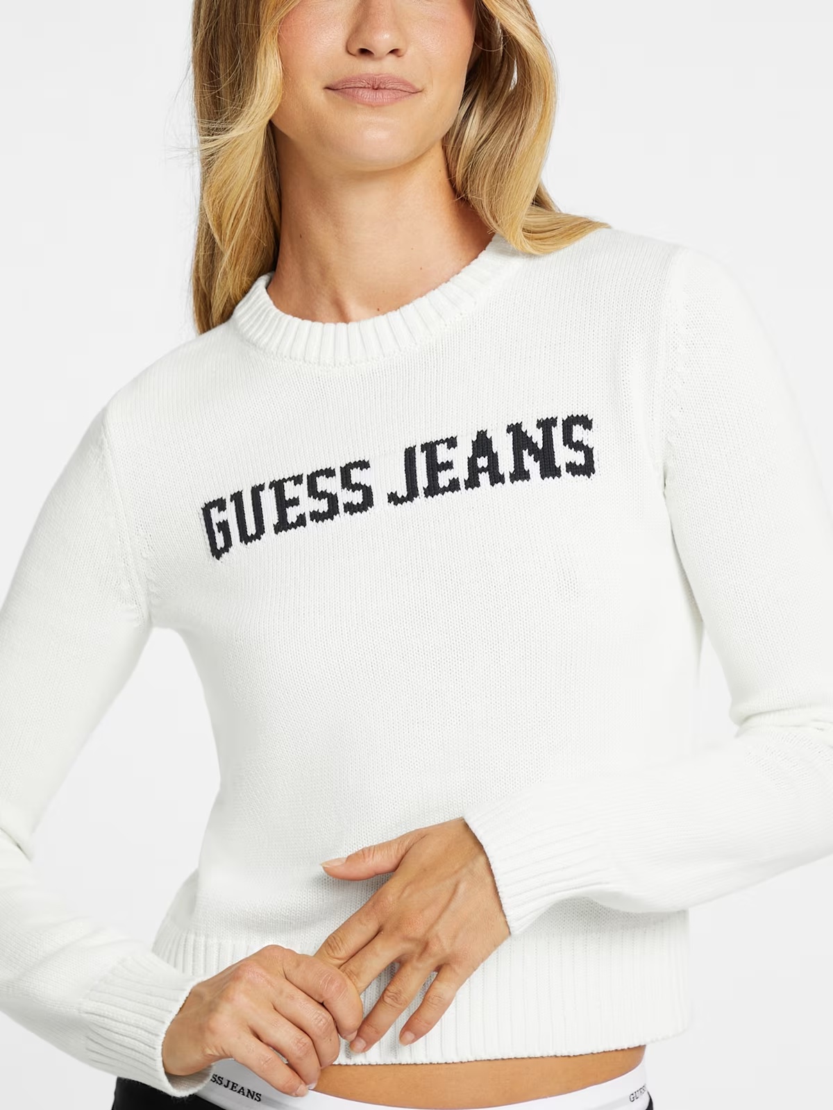 Logo Sweater - White