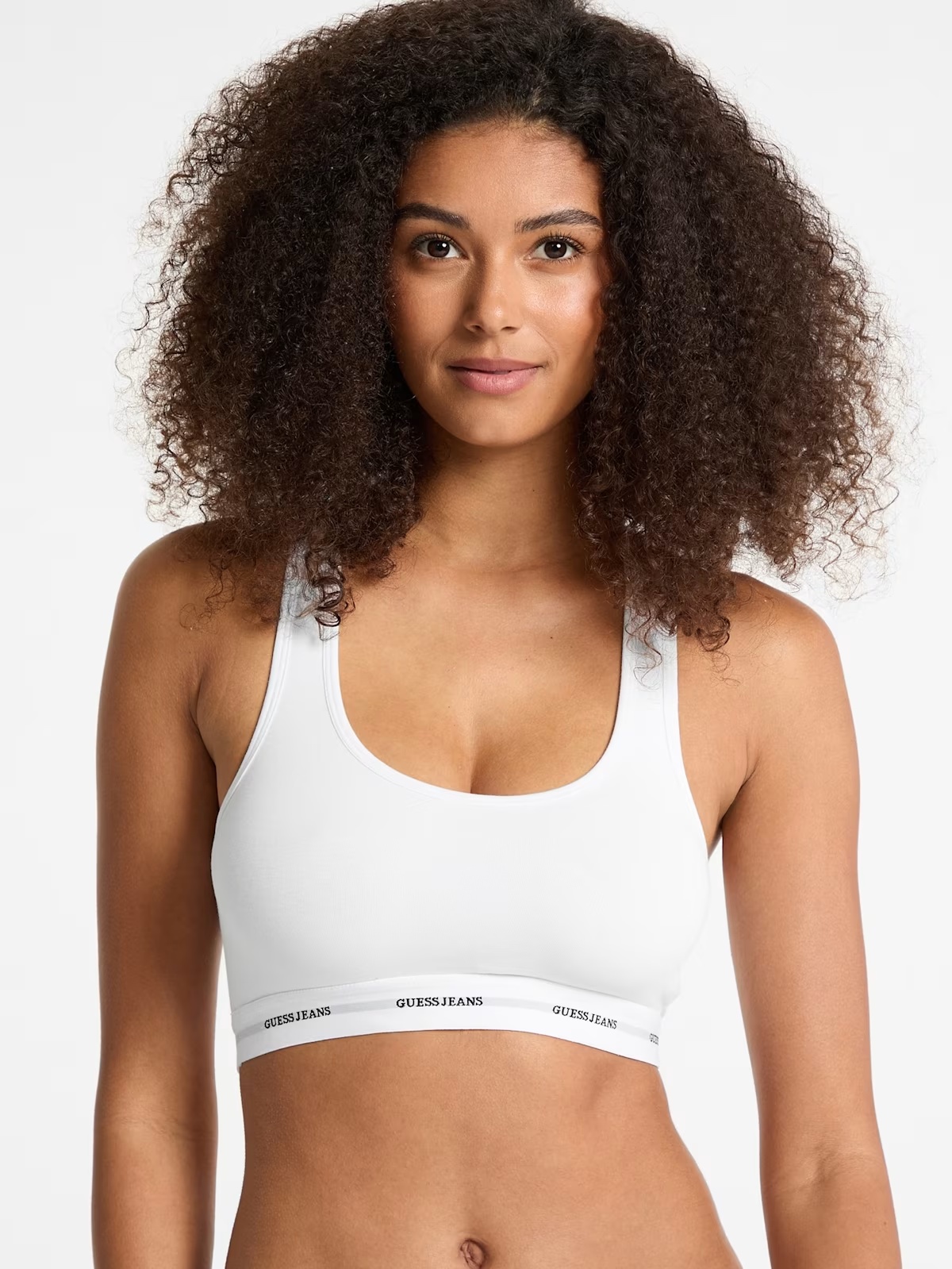 Eco GUESS Jeans Bralette - White
