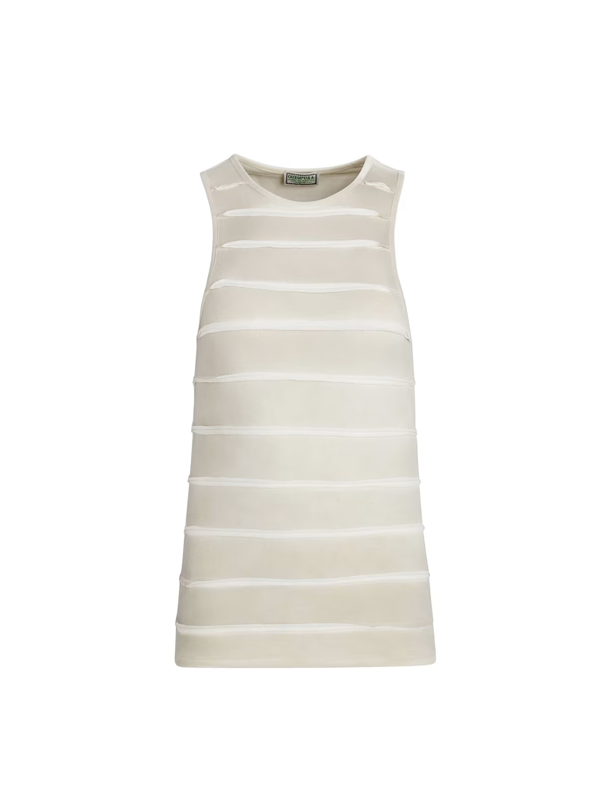 reverse seam tank - White