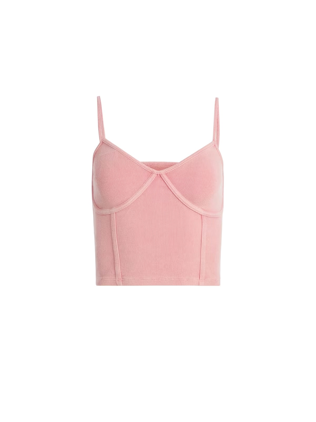 rib tank - Pink