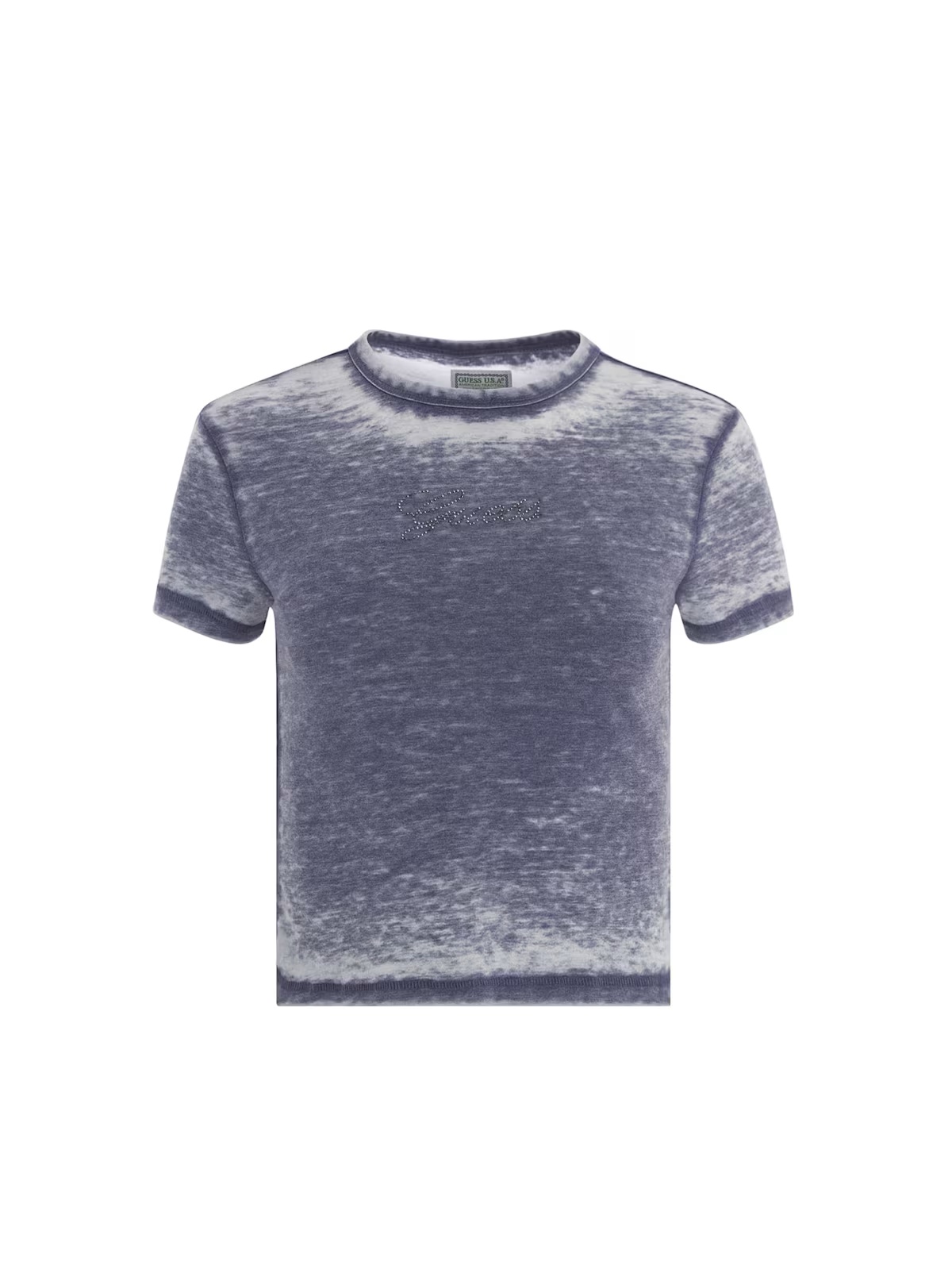 classic logo baby tee - Blue
