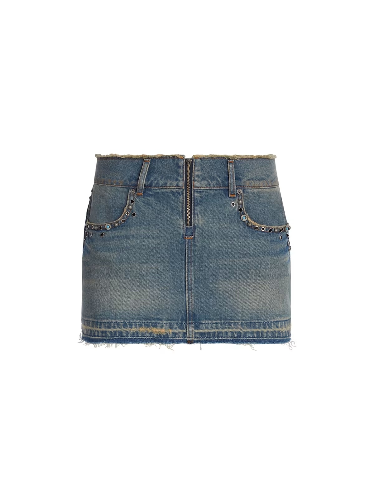 western denim skirt - Blue