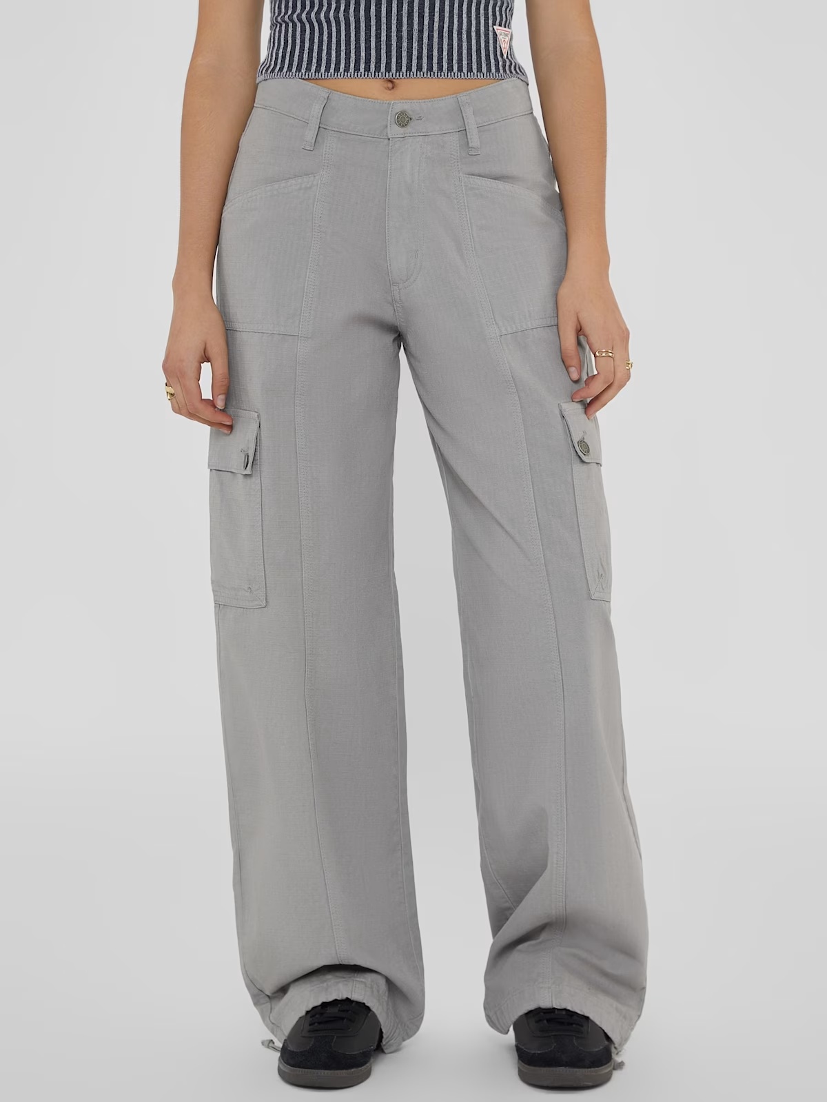 GUESS Originals Utility Cargo Pants - Grey