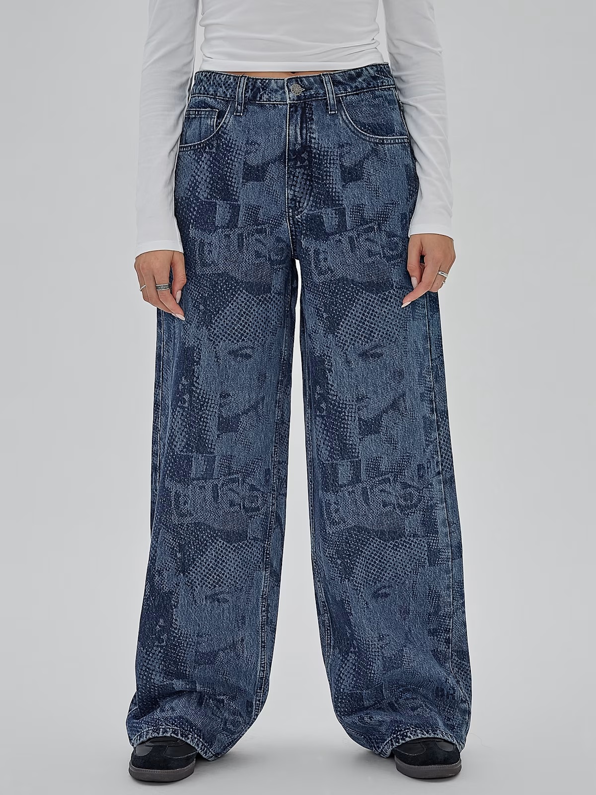GUESS Originals Laser Flare Jeans - Blue