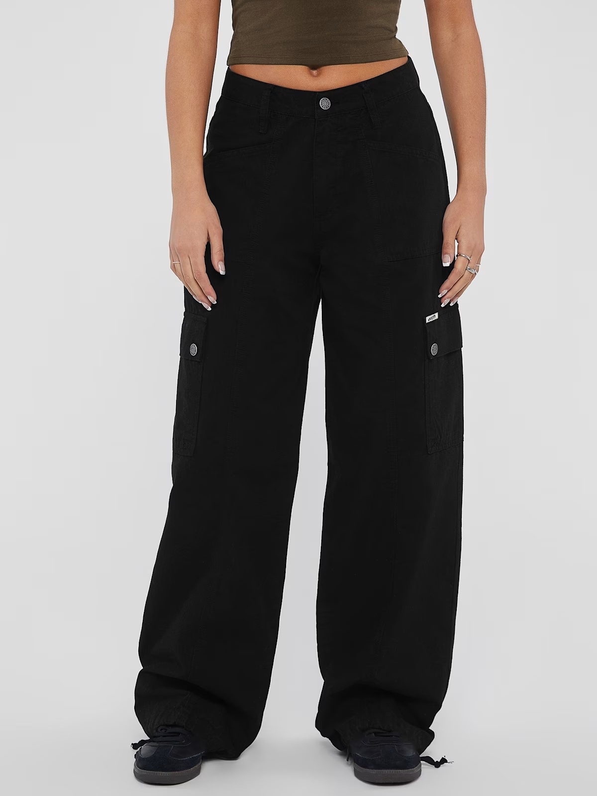 GUESS Originals Utility Cargo Pants - Black