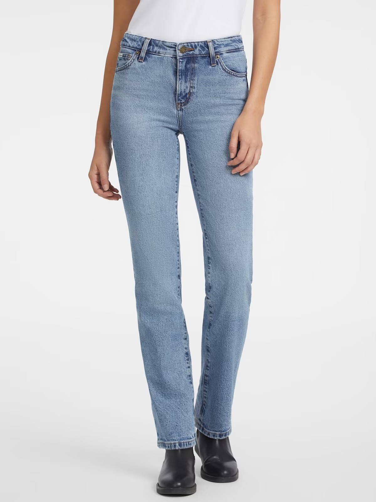 G08 Mid-Rise Straight Jeans - Blue