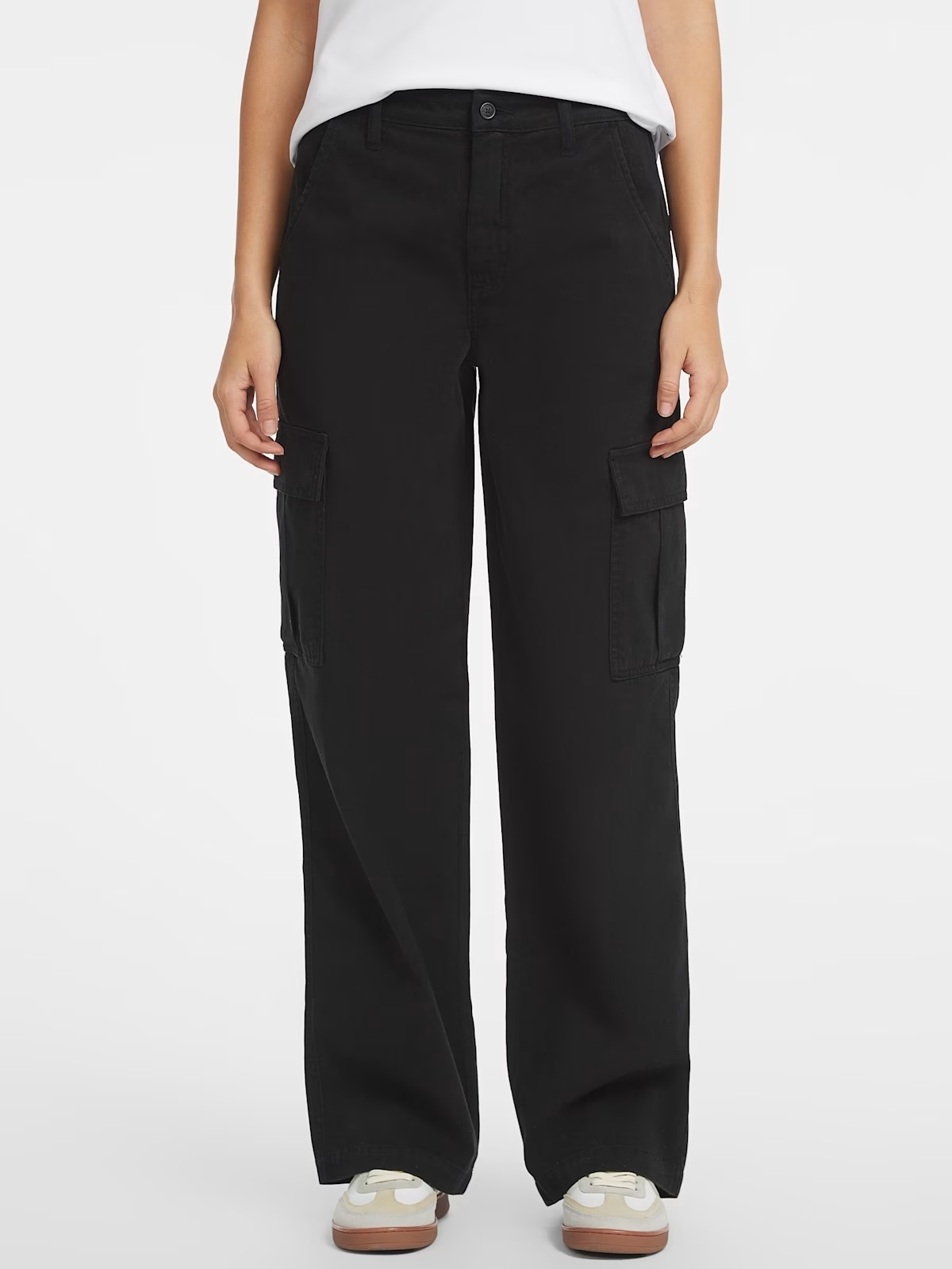 Cargo Chino Pants - Black