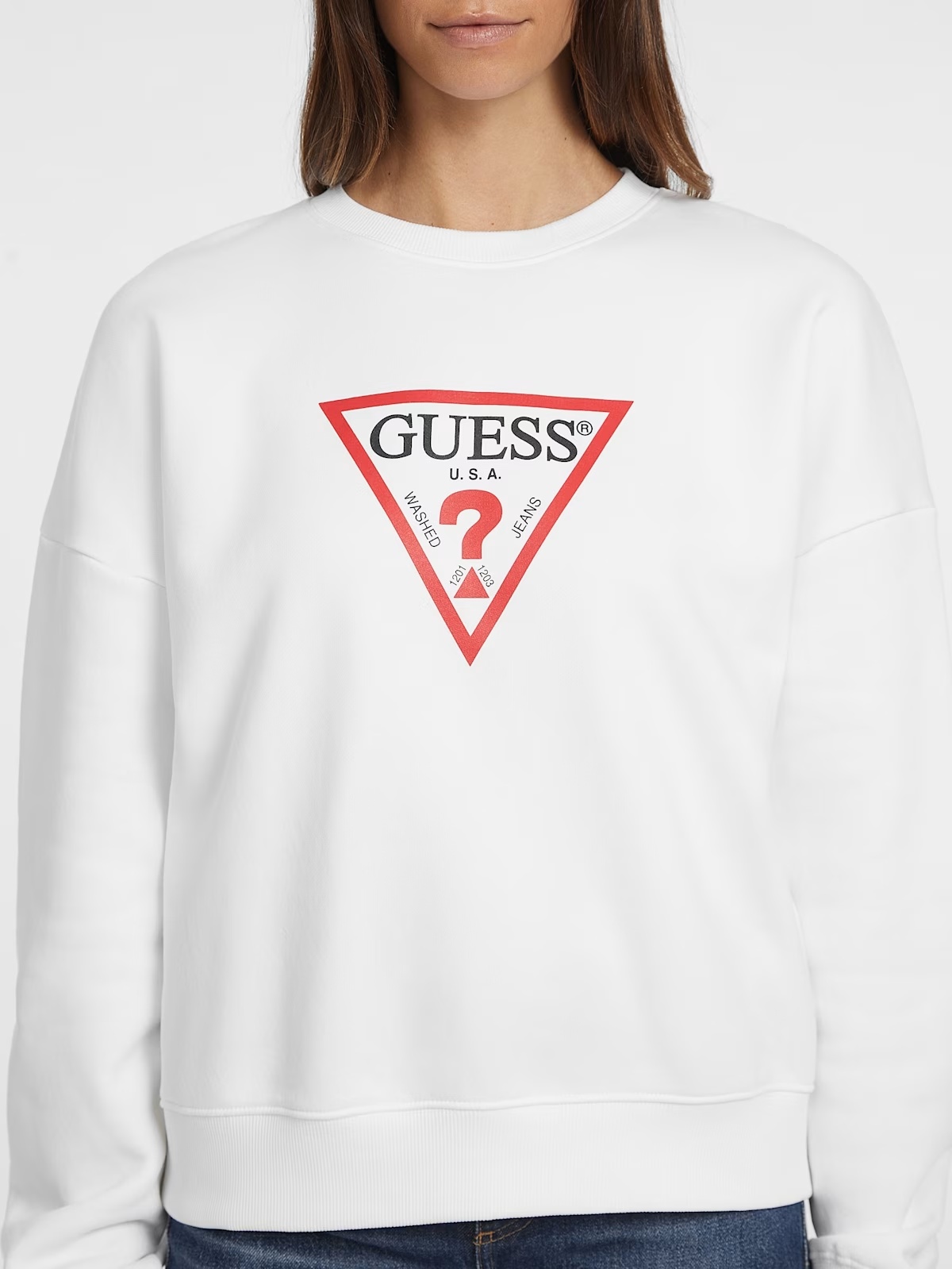 Oversized Iconic Sweatshirt - White
