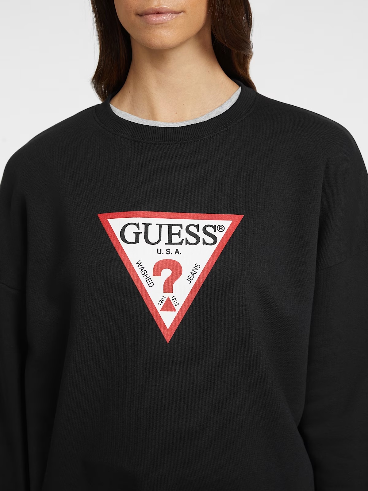 Oversized Iconic Sweatshirt - Black