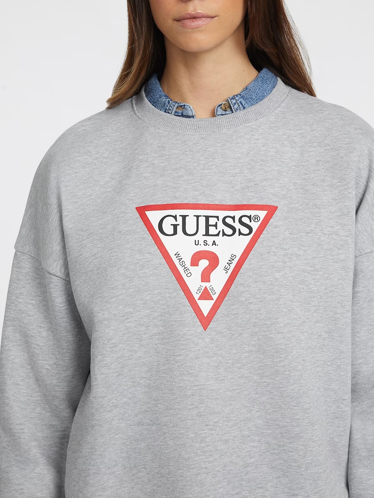 Oversized Iconic Sweatshirt - Gray