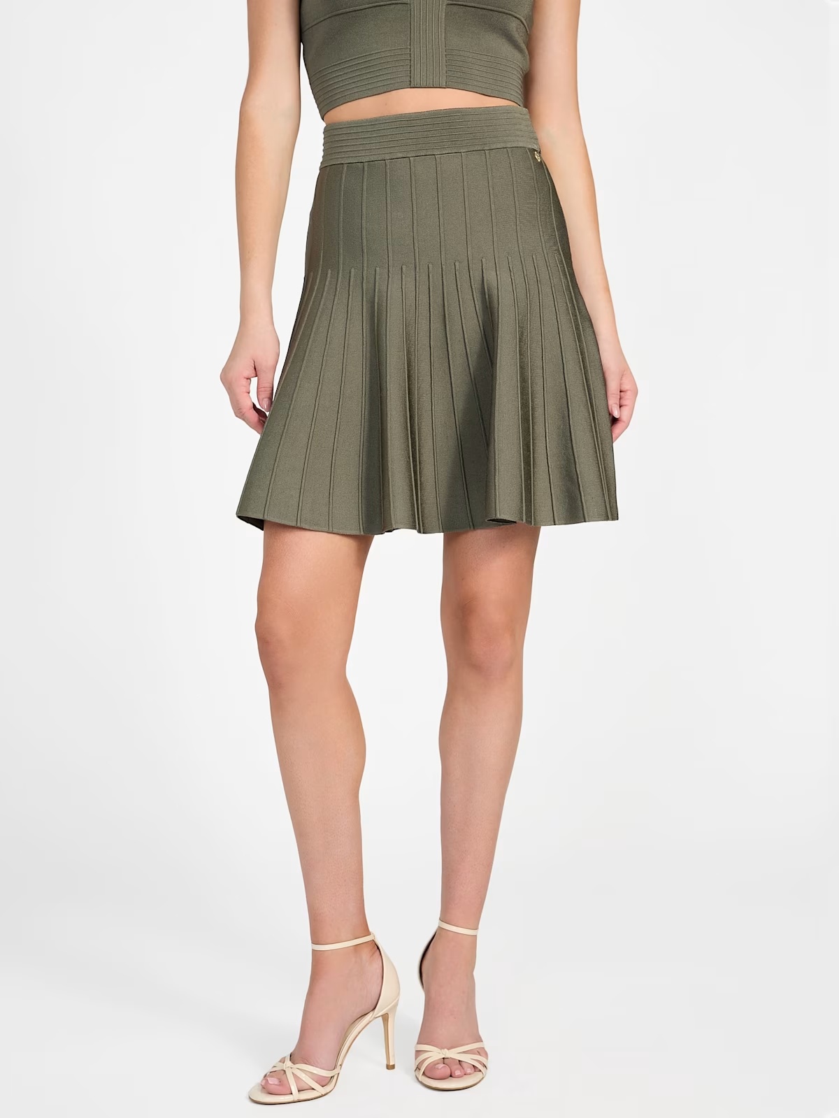 Staci Sweater Skirt - Green