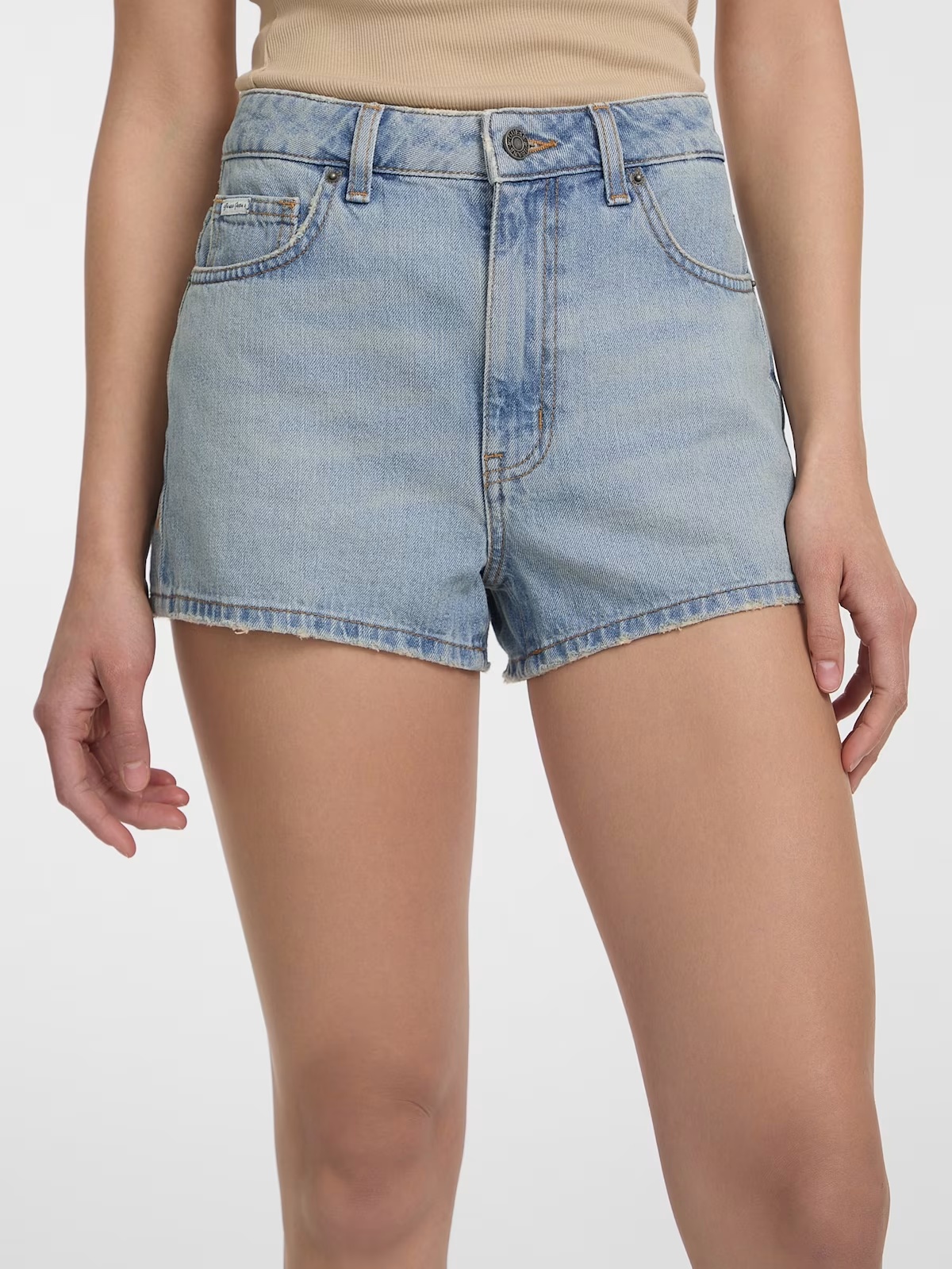Eco Vintage Denim Shorts - Blue