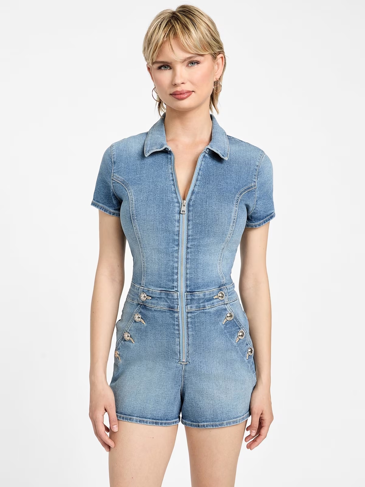 Eco Janae Romper - Blue