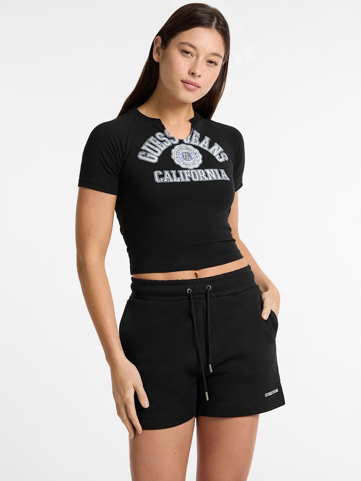 Eco Baby Crop Tee - Black