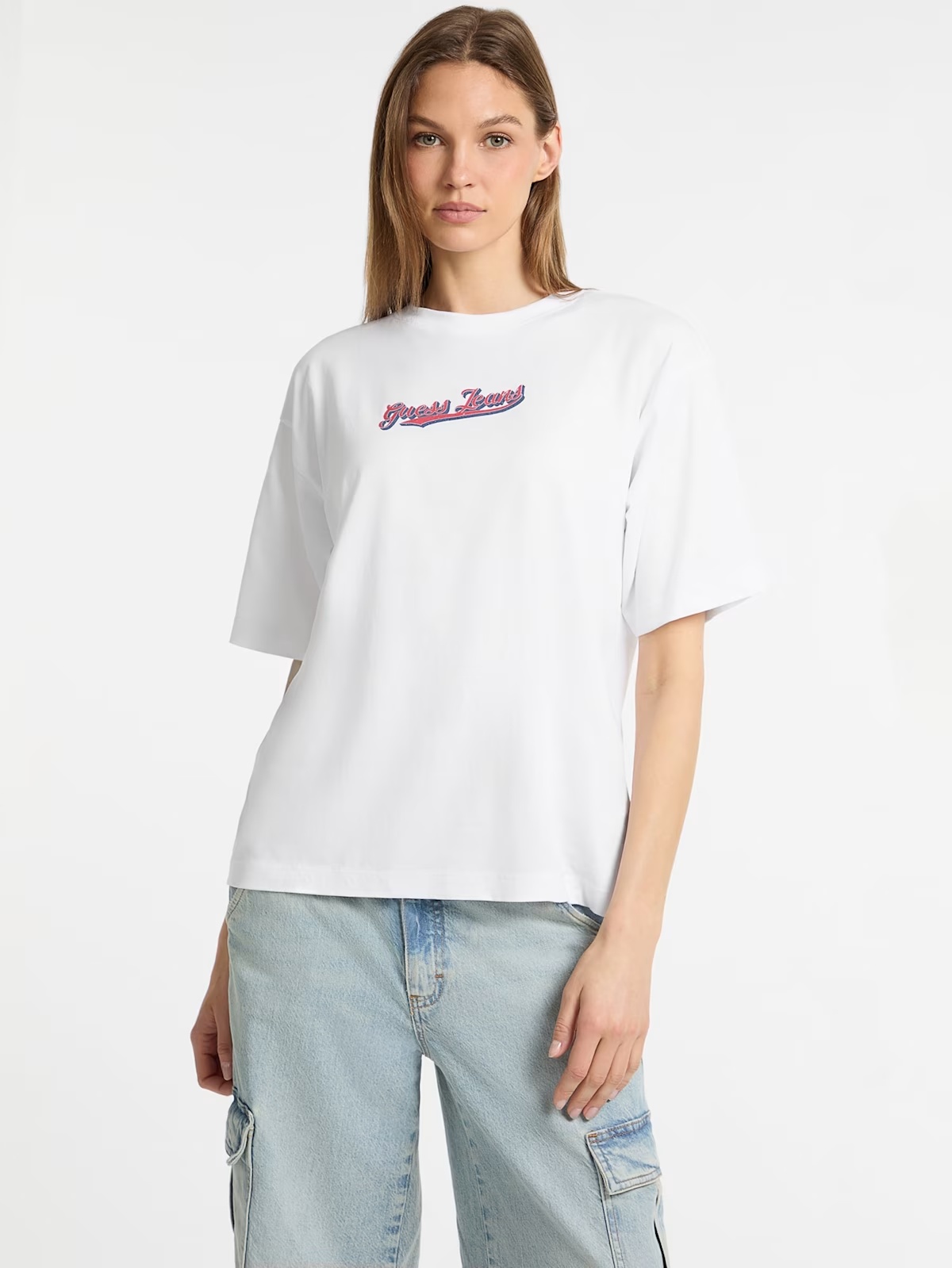 Eco Crewneck Logo Tee - White
