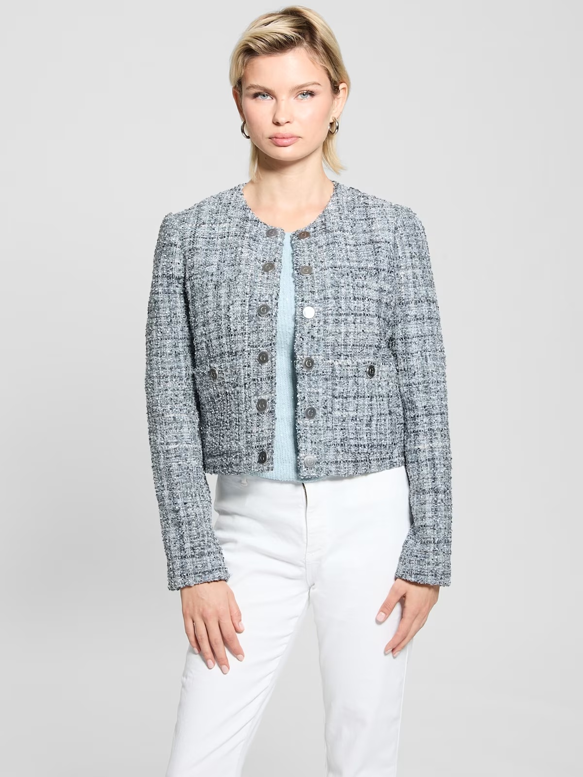 Nola Tweed Jacket - Grey
