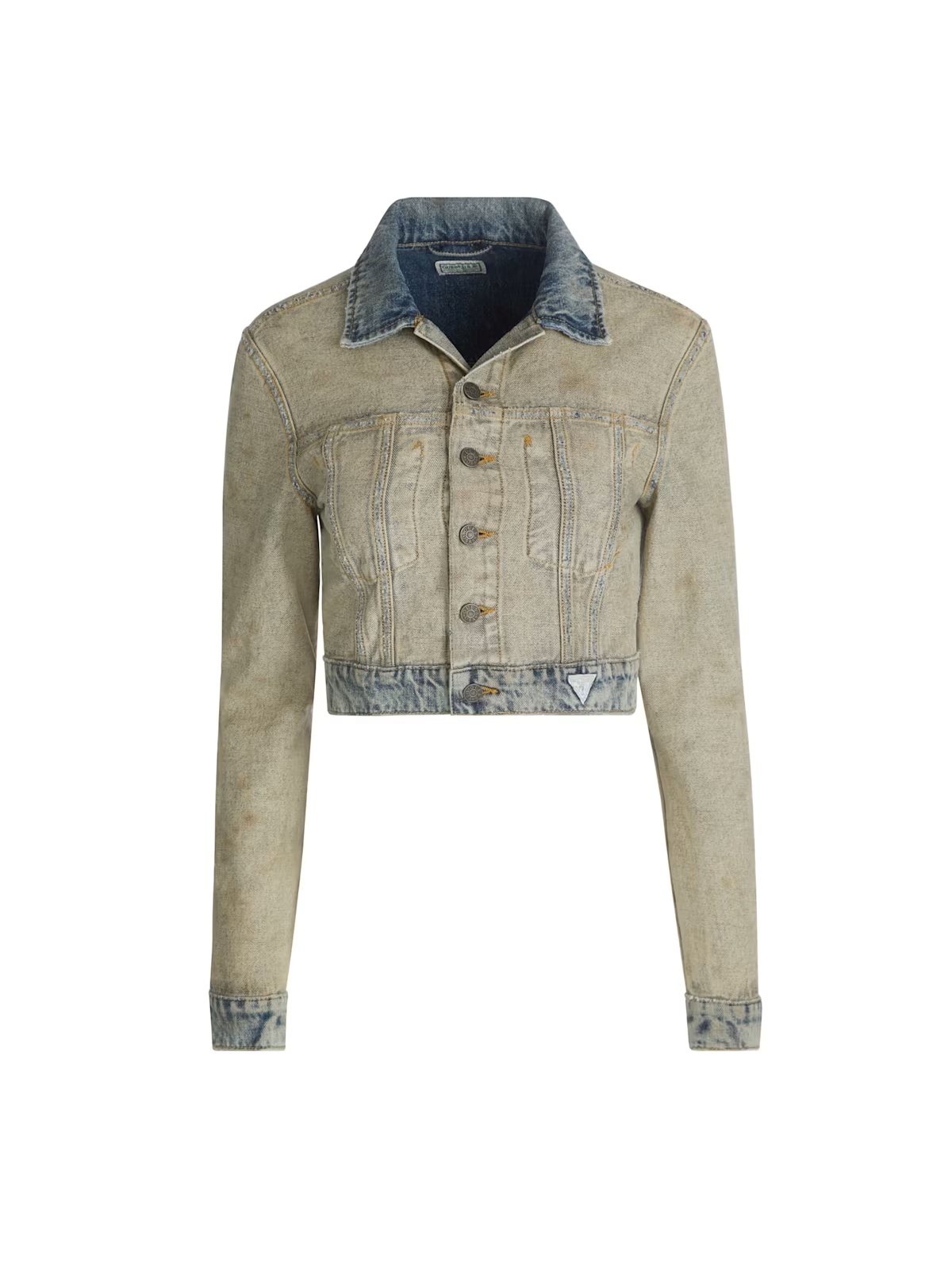 reversed trucker jacket - Blue