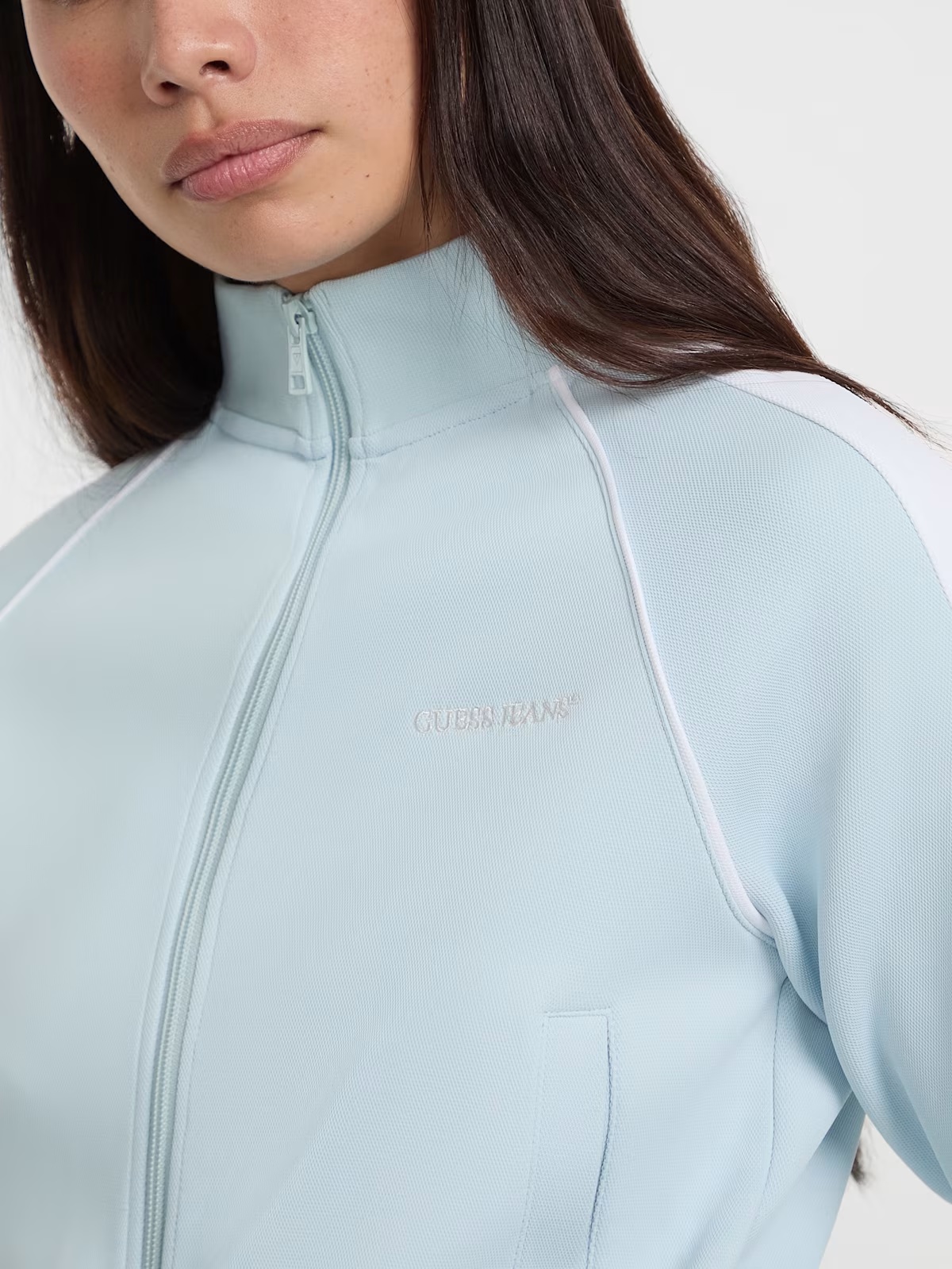 Eco Tricot Scuba Track Jacket - Blue