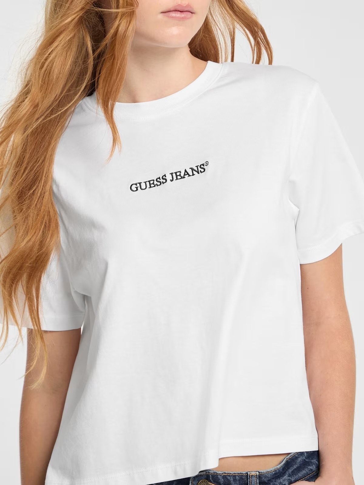 Eco Crewneck Logo Tee - White