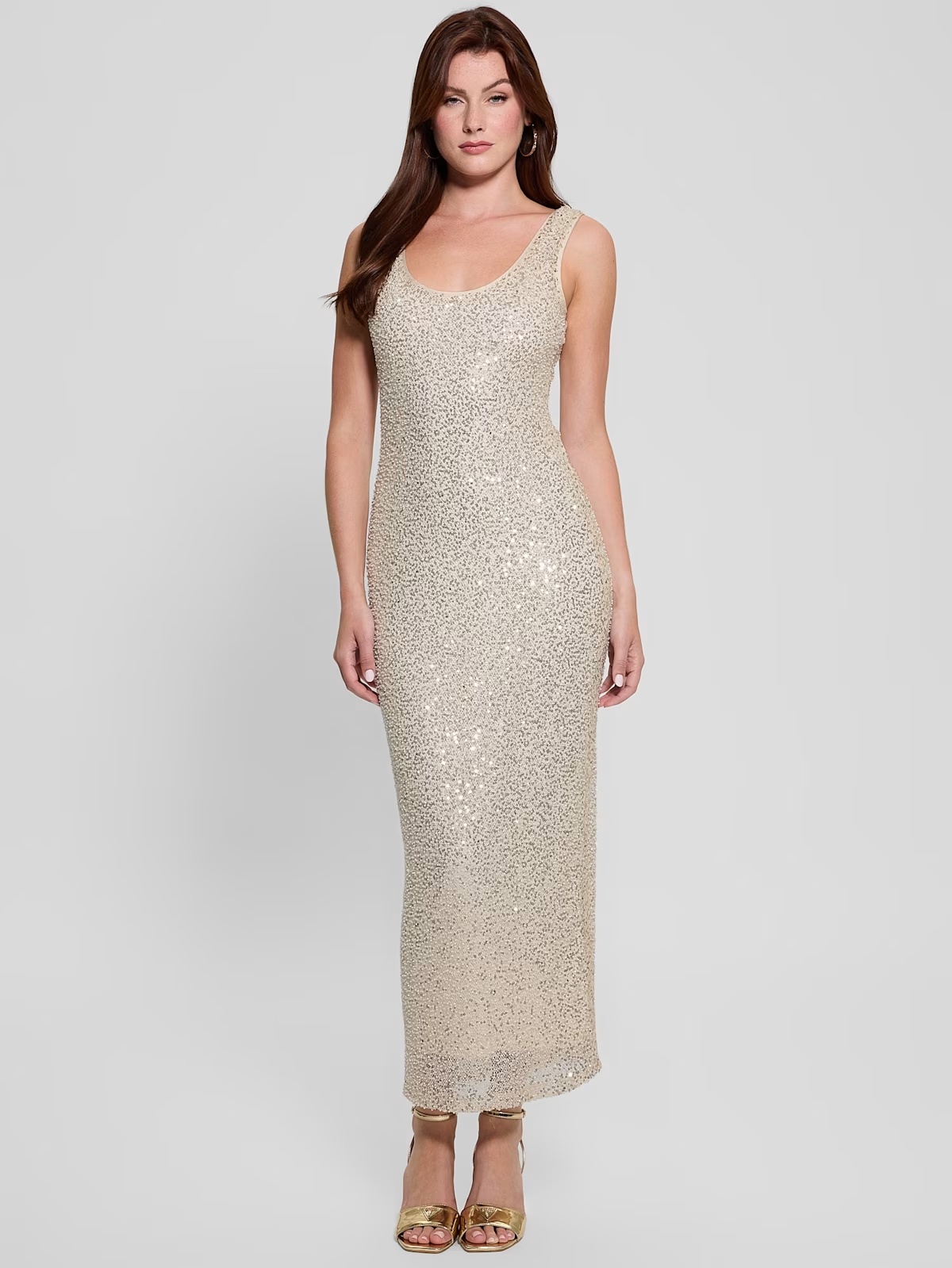 Georgia Embellished Dress - White