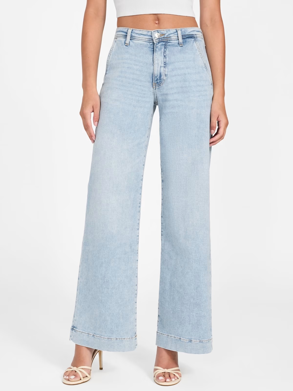 Eco Zoya Wide-Leg Jeans - Blue