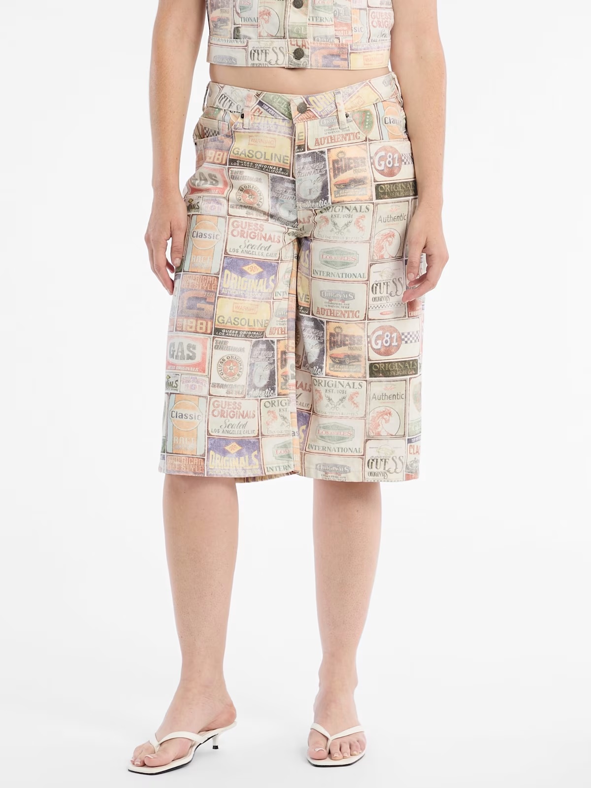 GUESS Originals Denim Bermuda Shorts - MultipleColors