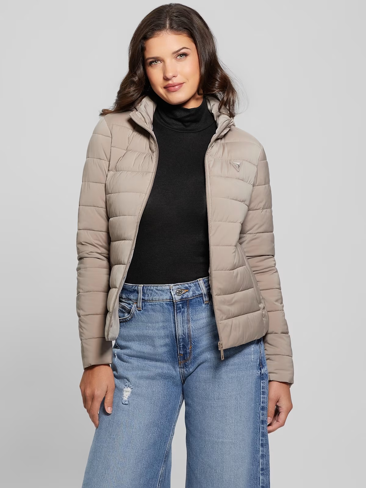 Diann Heavy Hooded Puffer Jacket - Neutral