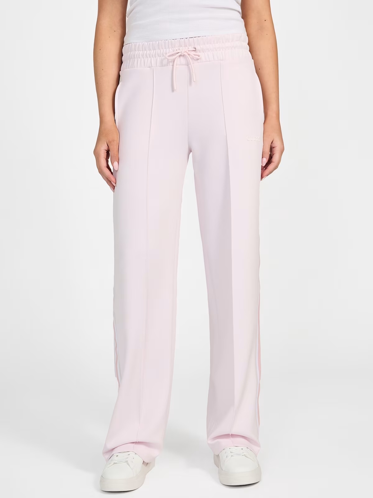 Eco Yarrow Straight Scuba Pants - Pink