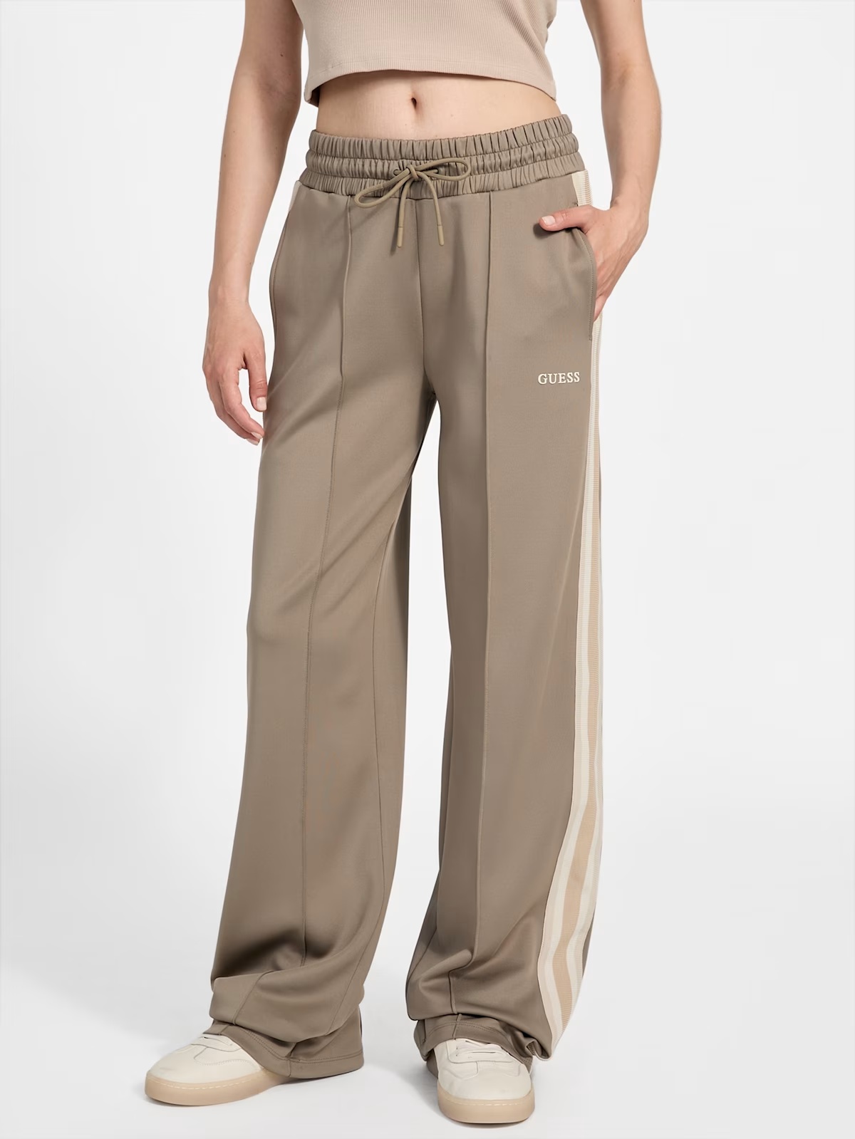 Eco Yarrow Straight Scuba Pants - Green