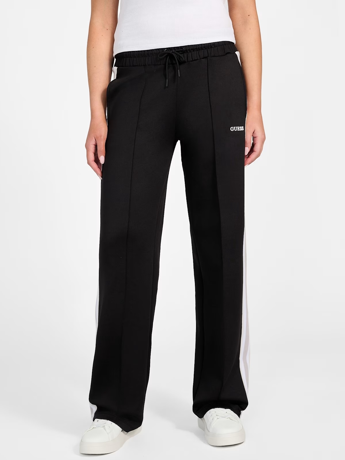 Eco Yarrow Straight Scuba Pants - Black