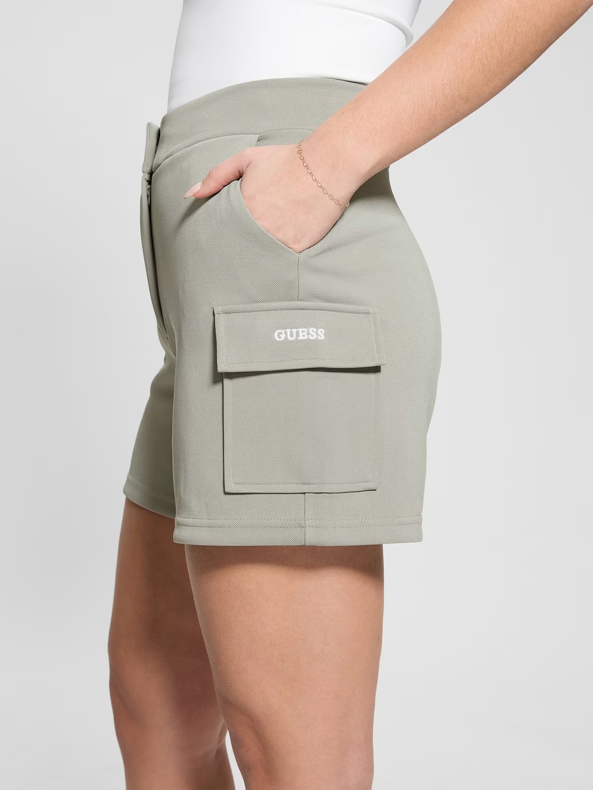 Eco Amaryllis Cargo Shorts - Beige