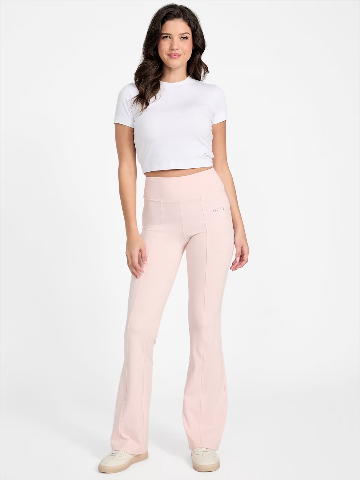 Eco Margot Flare Pants - Pink 3 Eco Margot Flare Pants - Pink
