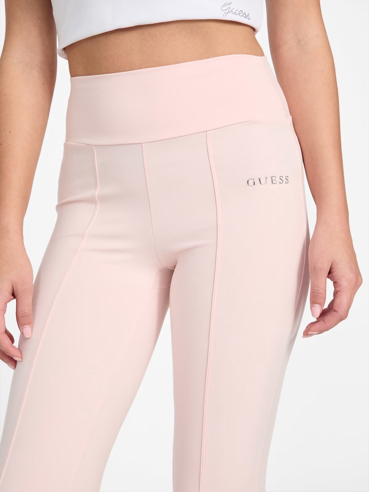 Eco Margot Flare Pants - Pink 4 Eco Margot Flare Pants - Pink