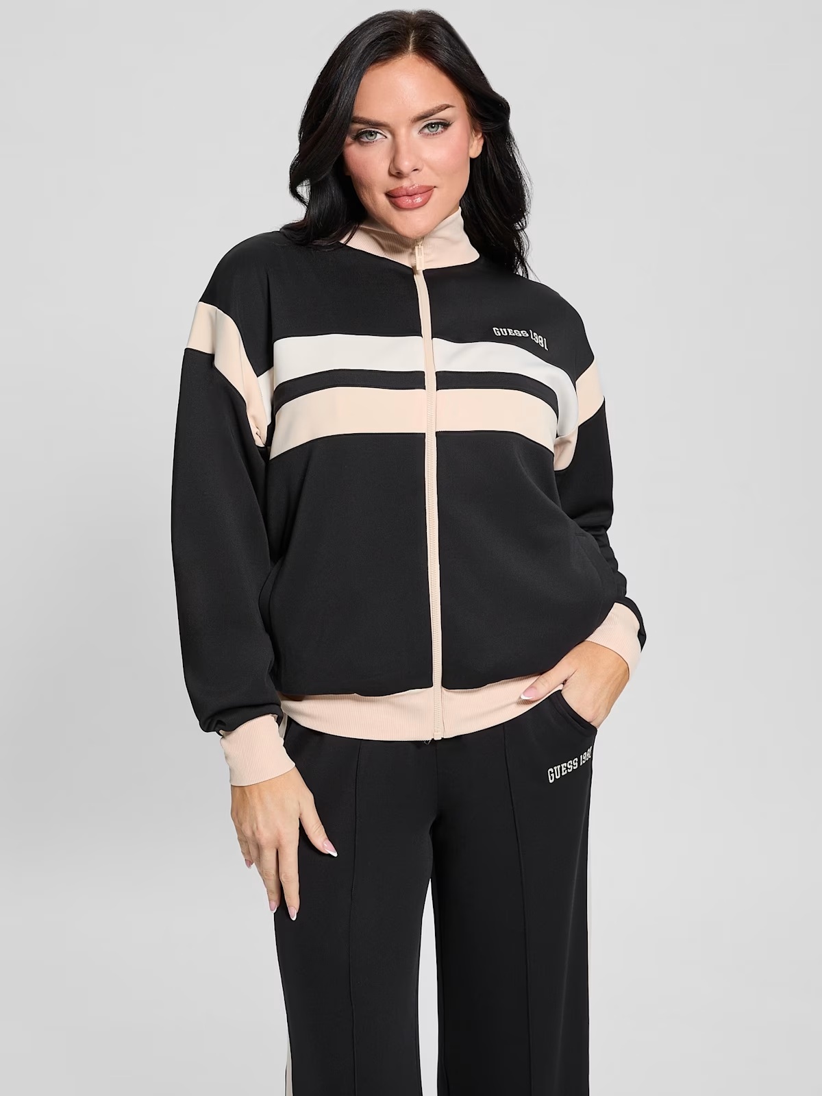 Eco Suzanne Full-Zip Sweatshirt - Black