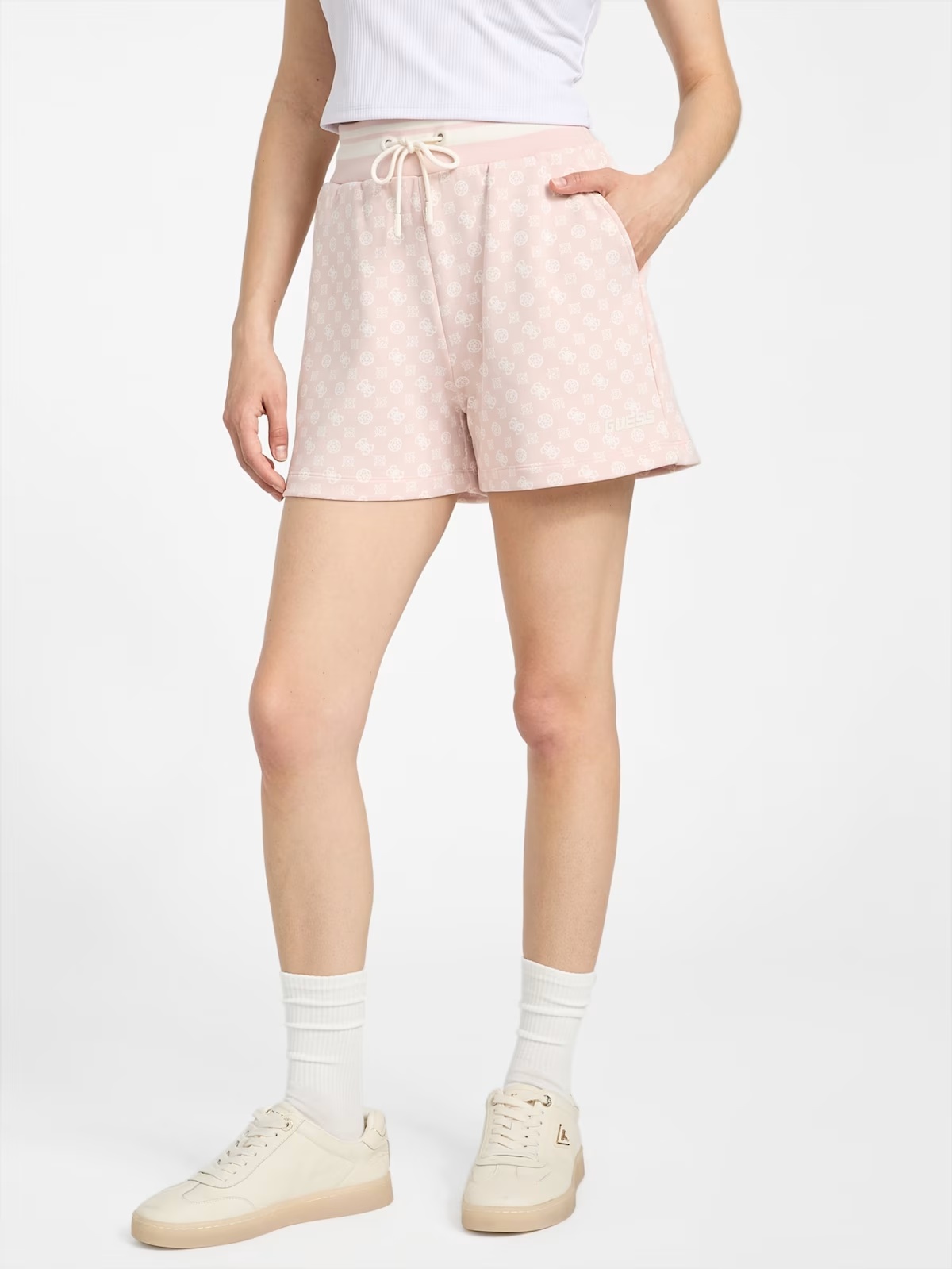 Eco Aggie Scuba Shorts - Pink