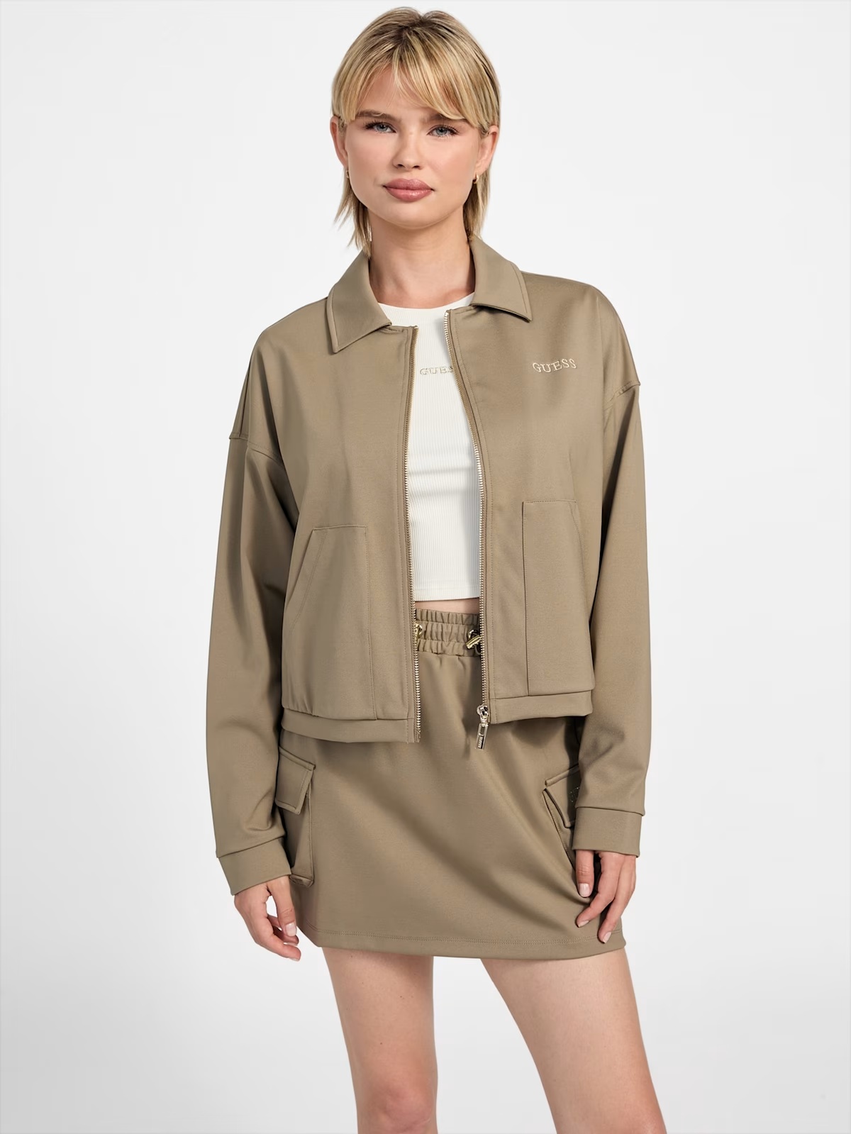 Eco Carla Nylon Jacket - Green